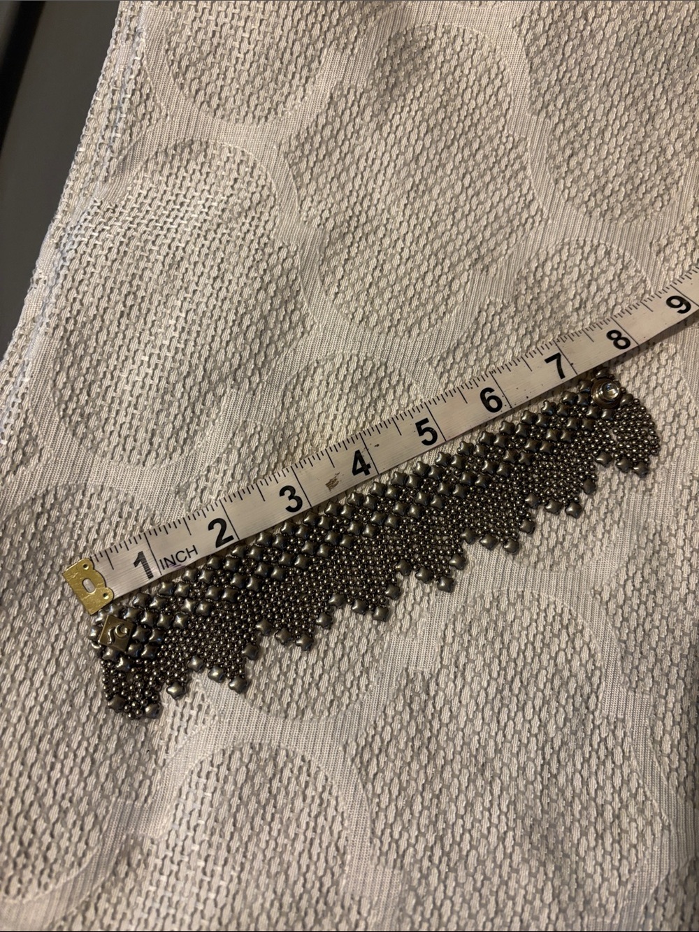 SG Liquid Metal Chainmail Bracelet with fringe detail - Picture 9 of 9